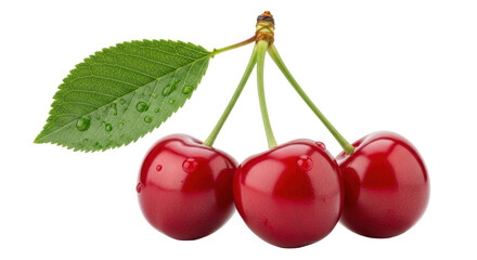 Isolated Cherries