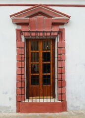 Traditional decorative front doors in San Cristóbal de las Casas, Mexico