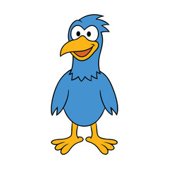 Obraz premium funny eagle vector art