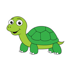 Fototapeta premium funny tortoise vector art