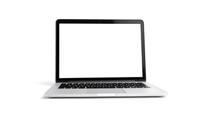 Front view of a modern laptop