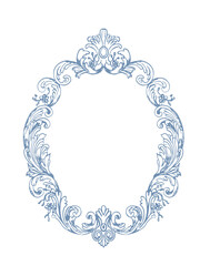 vintage victorian drawing frame