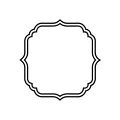 antique photo frame borders with curved corner mot 