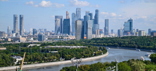 View of Moscow  capital of Russia