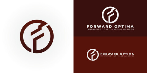 Modern financial advisory logo featuring stylized FO initials within a circle, symbolizing trust, growth, and clarity. Ideal for Forward Optima or Fidelity Origin.