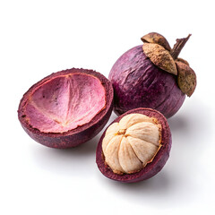 A single dried mangosteen peel piece, known for its antioxidant-rich properties