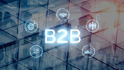 B2B strategy and technology transforming business-to-business operations, optimizing communication,...