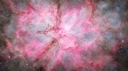 Fototapeta premium Pink Nebula Cosmic Cloud Space Galaxy Starscape