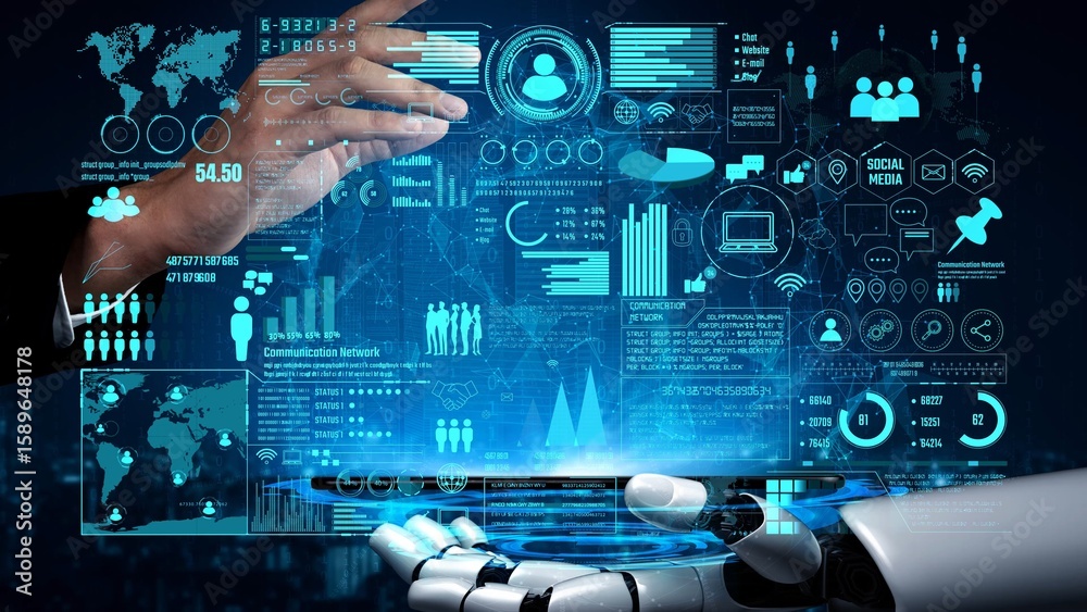 Poster ai enhances network connection visualization with real-time digital analytics, virtual assistant too