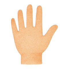 Obraz premium PNG Watercolor hand illustration art.