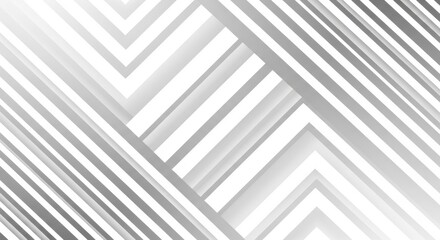 Obraz premium Abstract Geometric Pattern With Diagonal Lines And Chevron Shapes In Shades Of Gray
