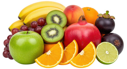 Isolated Fruit Assortment