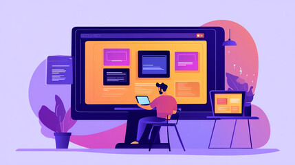 Web developer resizing images in UI editor, concept of optimization