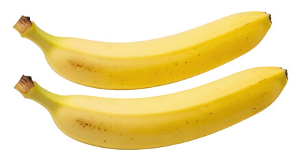 Isolated Two Bananas