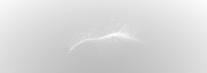 Christmas glowing bokeh confetti light and glitter texture overlay for your design. Frosting effect sugar png, salt and flour for baking, with powder white and isolated on transparent background.
