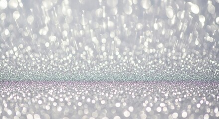 Sparkling Glitter Background with Soft Bokeh Effect and Light Reflection
