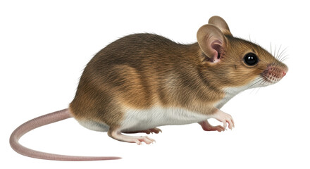 Isolated Striped Field Mouse