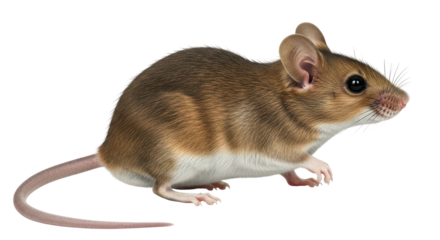 Isolated Striped Field Mouse