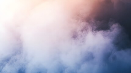 Naklejka premium Dreamy Pastel Smoke Clouds Background Texture