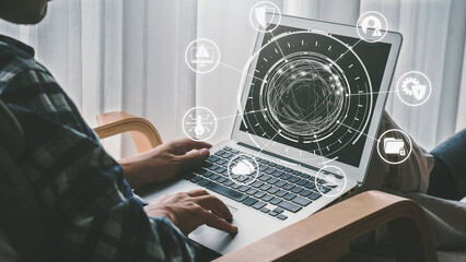 Cyber security protection and cyber security strategies against cyber threats, system hacks,...