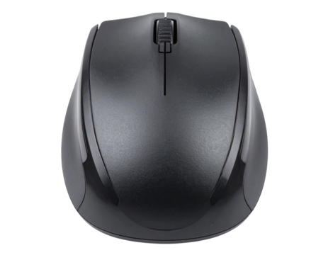 Sleek Wireless Computer Mouse with Minimalist Design, isolated on transparent background