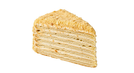 Isolated Honey Cake