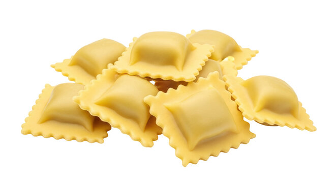 Isolated Ravioli Pasta - Powered by Adobe
