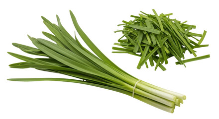 Isolated Garlic Chives