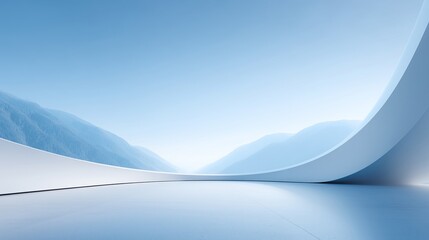 The spacious square and the simple buildings	