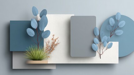 Sleek Minimalist Poster Template with Clean Lines and Expansive White Space for Modern Aesthetic and Creative Expression