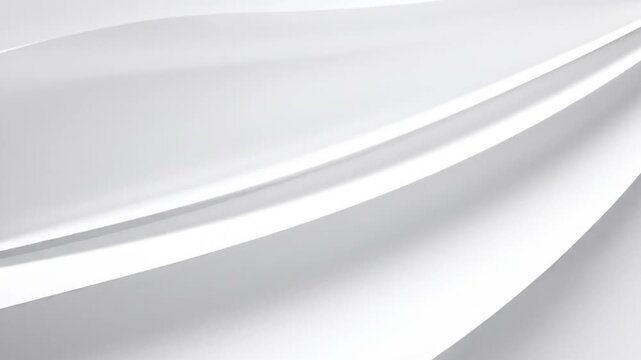 Smooth White Fabric Drape Background