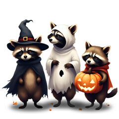 Halloween Raccoon Tee,halloween monsters spooky halloween