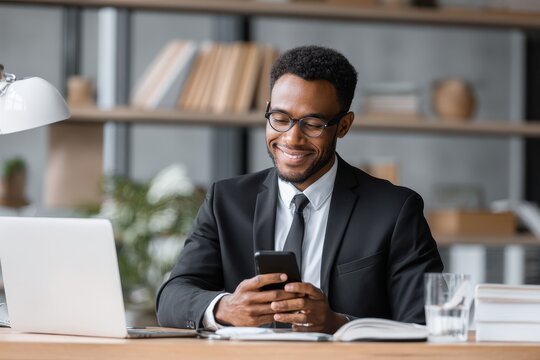 A designer captures office interiors and presents or video calls clients via an app while a realtor showcases a workspace during an apartment tour