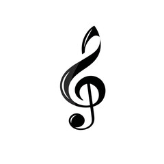 Obraz premium Isolated Music Note Icon Perfect for Celebrating Music Day in Creative Projects and Designs