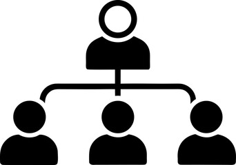 Organizational Chart User Hierarchy Icon