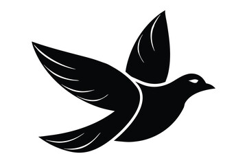 dove flying vector icon