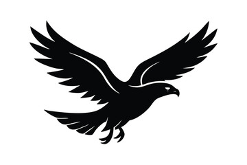 flying eagle vector icon