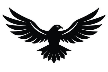 flying eagle vector icon