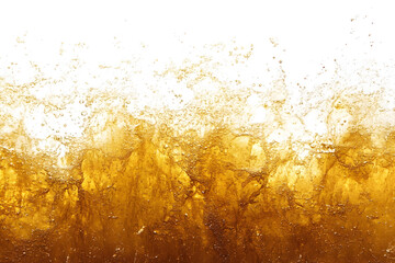 Obraz premium Golden Liquid Splashing Background Image