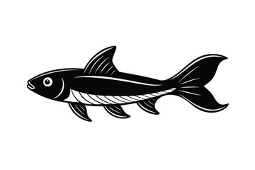 Fototapeta premium Vector Illustration Of A Swimming Aquatic Creature