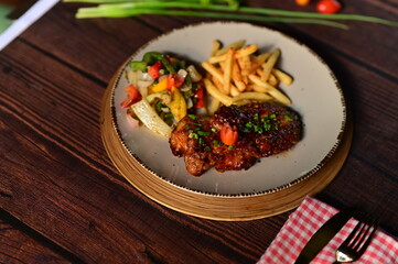 Grilled BBQ Chicken with Sauteed Seasonal Vegetables A Healthy and Tasty Combination