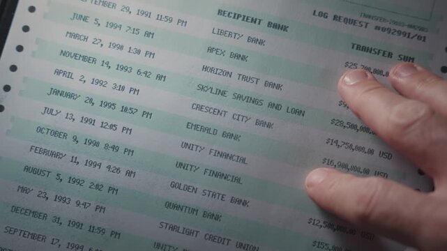 Photocopying or scanning bank information stealing secrets and confidential file. Exposing dirty business fraud or shady fake account of illegal activity. Evidence in detective investigation