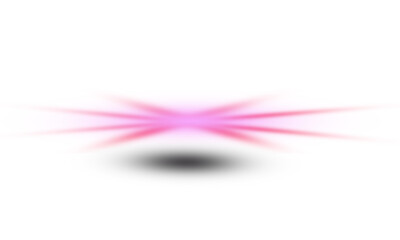 Star Neon Glow Abstract Light Shape Design