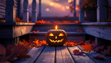 Halloween pumpkin lantern