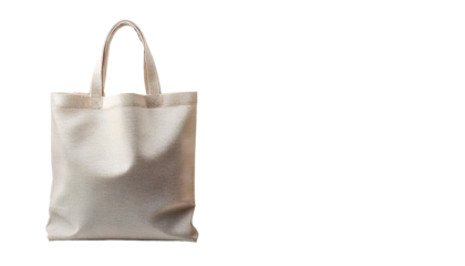 Tote bag, reusable and spacious, designed for everyday use, lightweight and durable, perfect for shopping, travel, school, or work, featuring sturdy handles and a minimalist style on a clean white bac