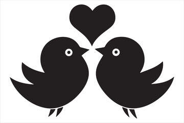 two birds on a branch