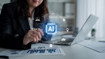 Global AI artificial intelligence transforms AI technology worldwide. Global artificial...