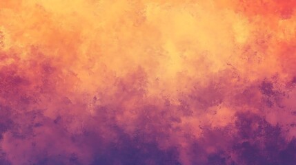Abstract Sunset Sky Texture Background with Orange and Purple Hues