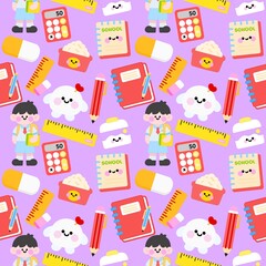 Back to school seamless 