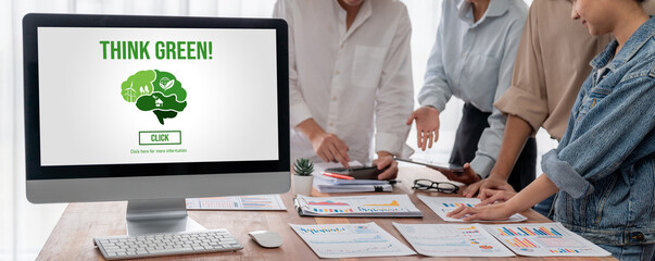 Green business transformation for brisk corporate business to thank green marketing strategy